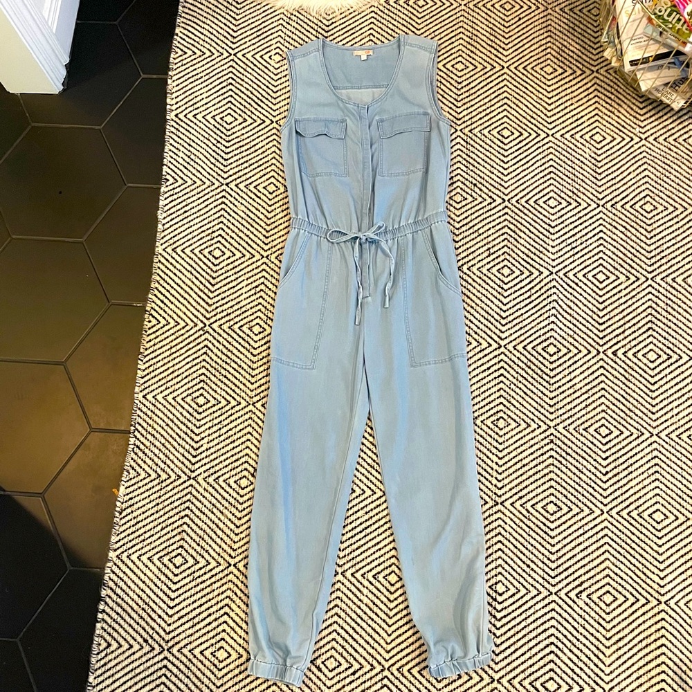 Gianni Bini denim chambray romper